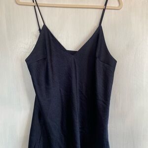 Elegant blue Slip tank top